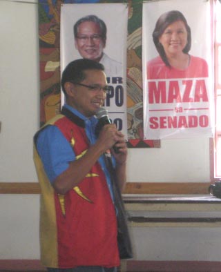 IMG_1670 Bayan Muna aims to be the no.1 partylist in 2010. photo by Aldwin Quitasol