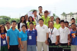 Ang line up ng Baguio archery team na lumahok sa Philippine National Games. Photo courtesy of Baguio Archery Team