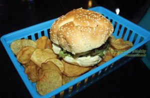 Route 55 burger. A half pound classic beef burger. Photo by Brenda S. Dacpano