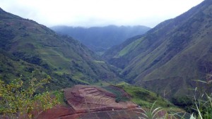 WORTH FIGHTING FOR. The rice fields and vegetable garden in Tulludan, Tinoc, Ifugao are the sources of life among the Kalanguya. These are among the reasons for their staunch opposition against Quadriver's hydro electric power project and PRC Magma's geothermal power project. Photo by Alma B. Sinumlag