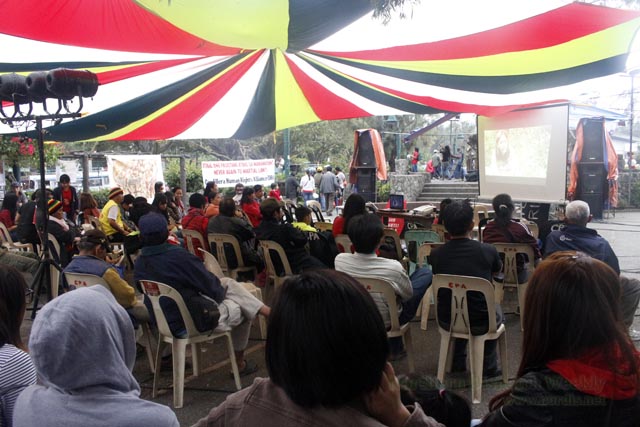 Sine Karbengan during the International Human Rights Day at Igorot Garden in Baguio City. Photo by Julie Ann Doroja